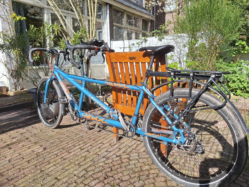 TE HUUR - Cannondale Race / Gravel tandem | Bikepackfiets, Fietsen en Brommers, Fietsen | Tandems, Zo goed als nieuw, Cannondale