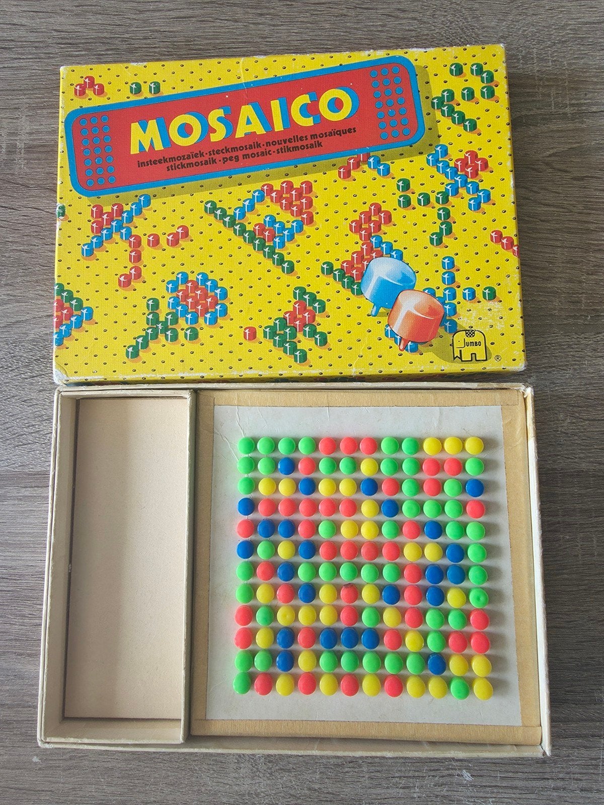 Mosaico insteekmozaïek Jumbo, Kinderen en Baby's, Speelgoed | Educatief en Creatief, Ophalen of Verzenden, Gebruikt, Knutselen