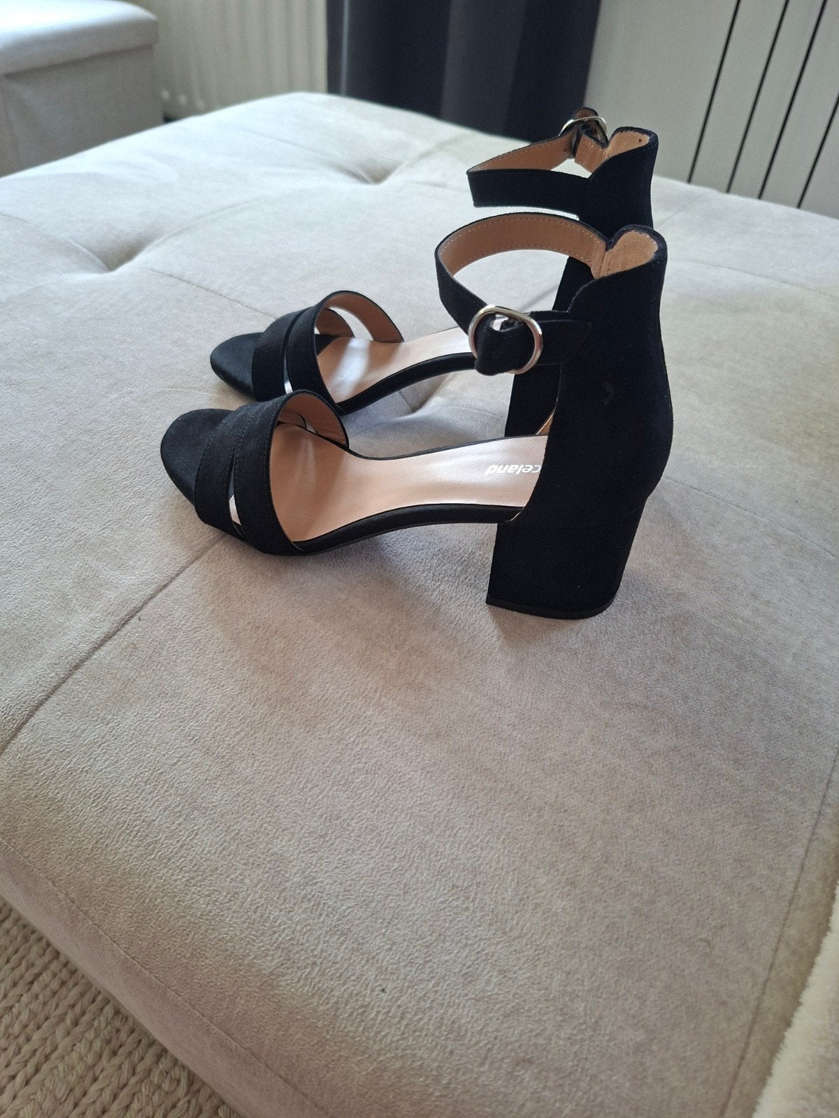 Zwarte Graceland schoenen met hak - maat 39, Kleding | Dames, Ophalen of Verzenden, Zo goed als nieuw, Zwart, Sandalen of Muiltjes