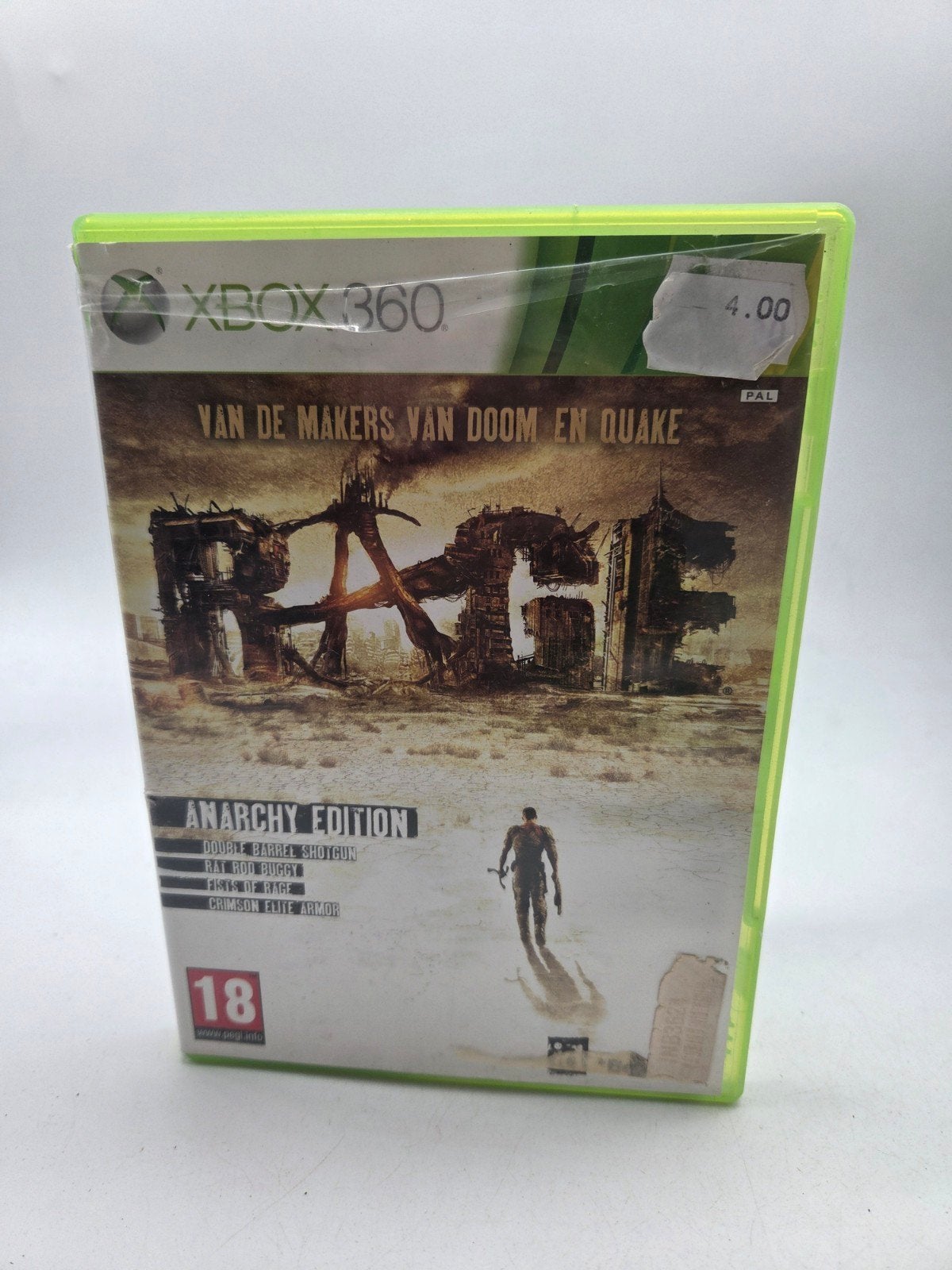 Rage Anarchy Edition Xbox 360 - Actie Shooter Game, 1000 Rockville Pike, Rockville, MD 20852, USA, Online, Gebruikt, Vanaf 18 jaar