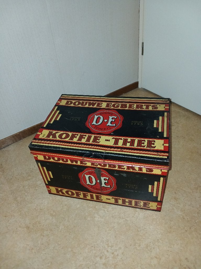 Douwe Egberts Koffieblik, Ophalen, Gebruikt, Overige, Douwe Egberts