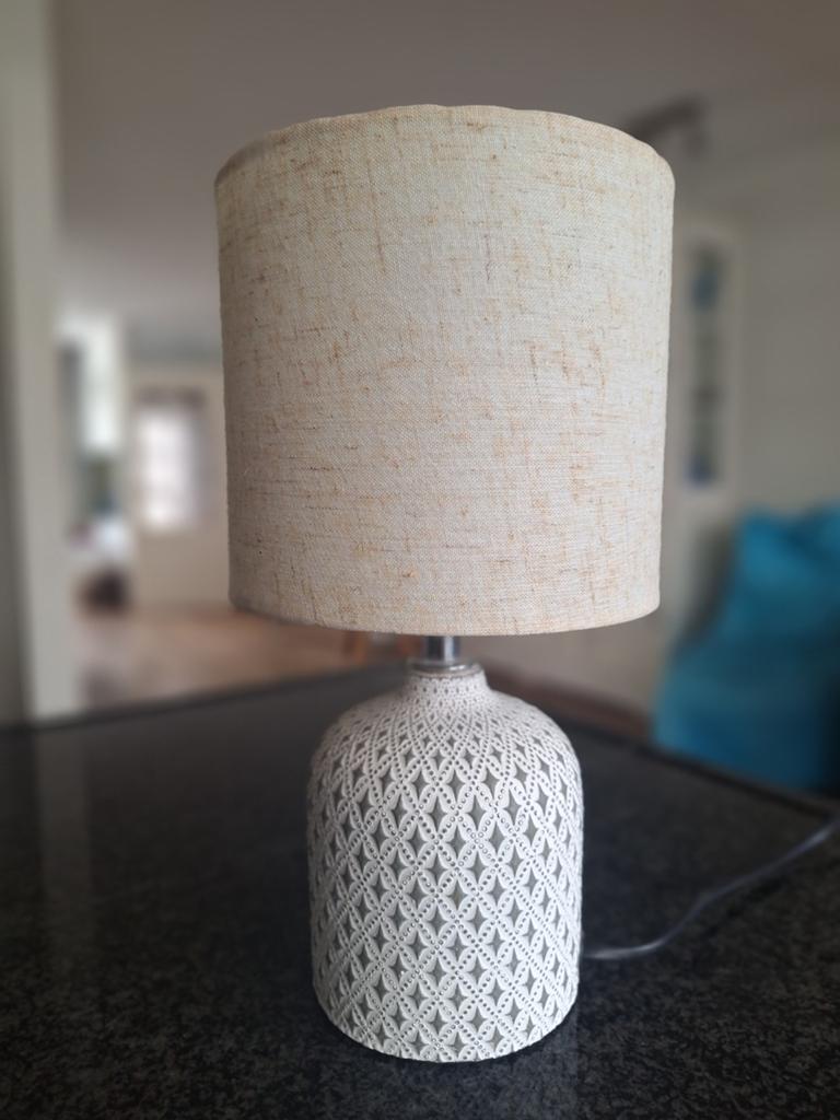 Tafellamp, Gebruikt, Boho, Landelijk, Modern, Ophalen of Verzenden, Minder dan 50 cm
