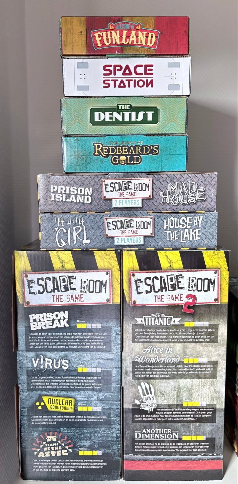 Escape room spellen - Ongebruikt, Hobby en Vrije tijd, Een of twee spelers, Ophalen of Verzenden, Nieuw