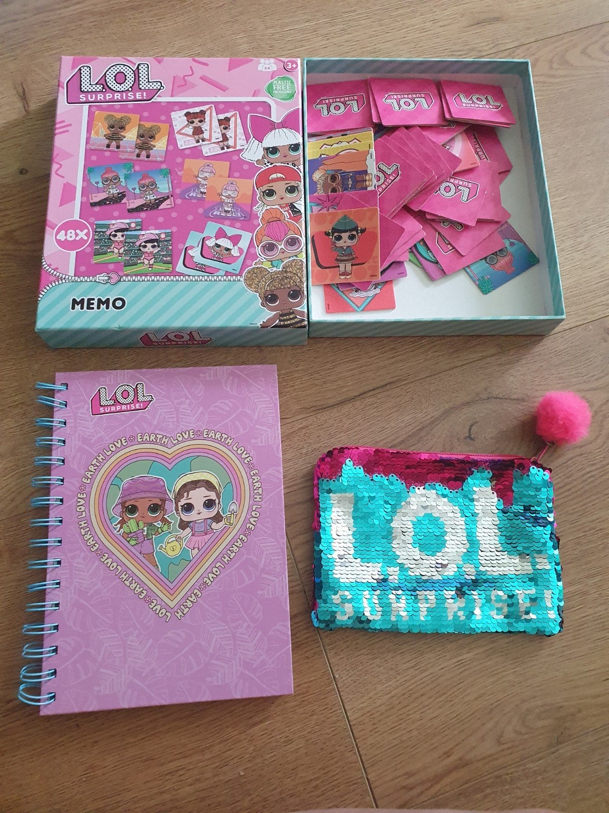 LOL SURPRISE memo schrift en portemonnee/tasje, Ophalen of Verzenden, Zo goed als nieuw