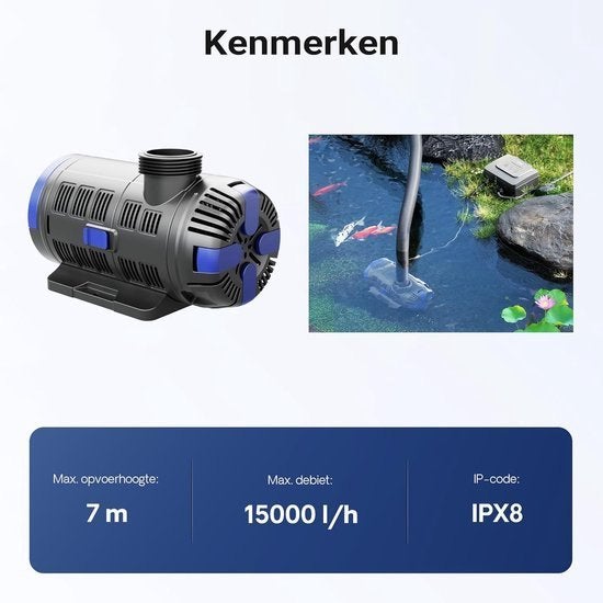Vijverpomp – Filterpomp – Waterpomp – Vijvercirculatie, Corvance B.V., Verzenden, Nieuw, Corvancebol@gmail.com