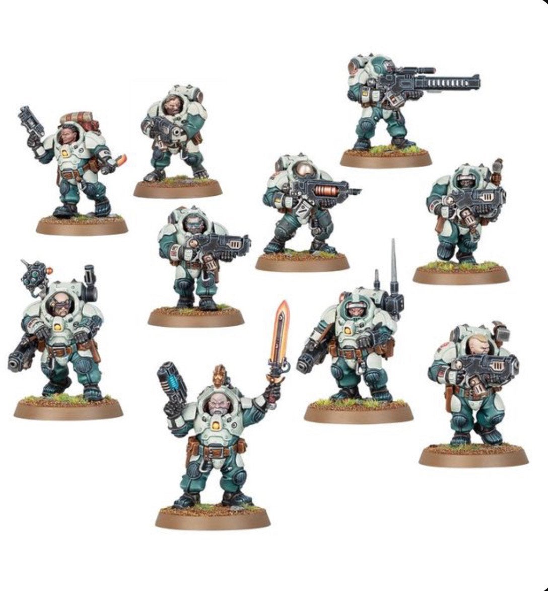 Leagues of Votann Hearthkyn Warriors 40K (NoS), Hobby en Vrije tijd, Ophalen of Verzenden, Zo goed als nieuw, Warhammer 40000