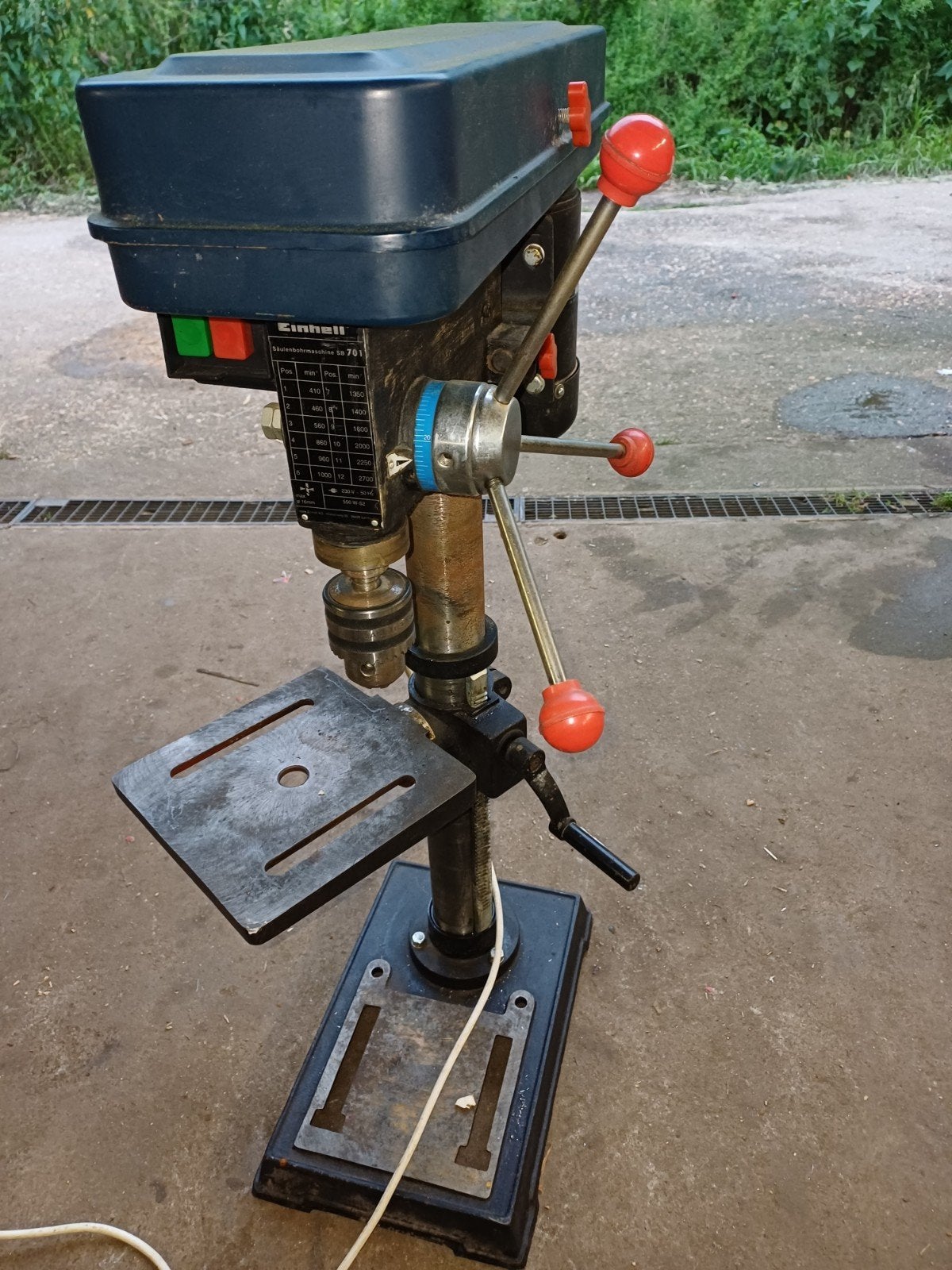 Tafel Kolomboormachine  550w 16 speed, Ophalen, Gebruikt, Kolomboormachine