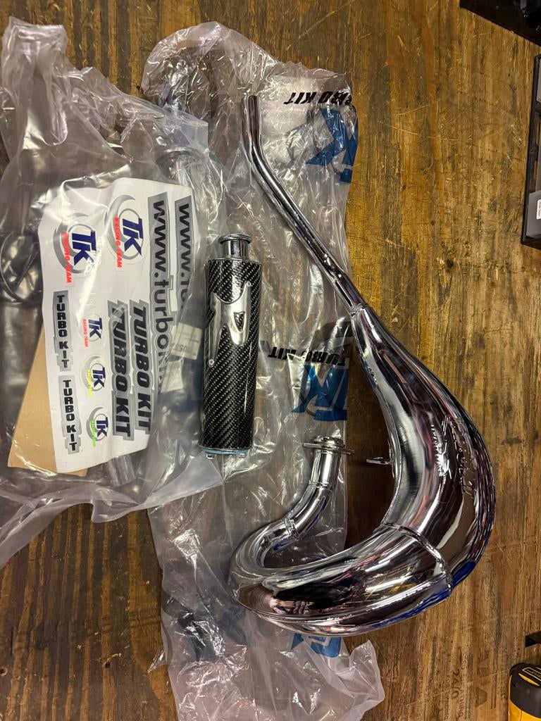 Nieuwe Turbokit Cromada Uitlaat Derbi DRD Pro Rechtsom, Derbi, Derbi, Nieuw, Uitlaat