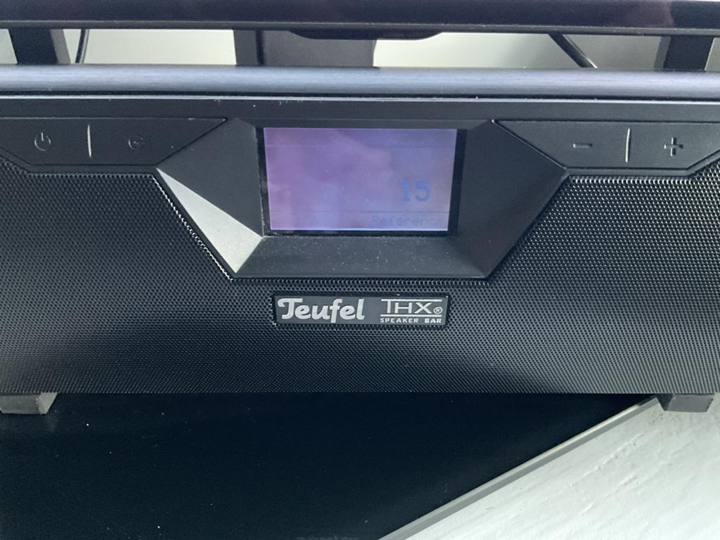Teufel THX Speaker Bar met Raumfeld ontvanger, Ophalen, Zo goed als nieuw