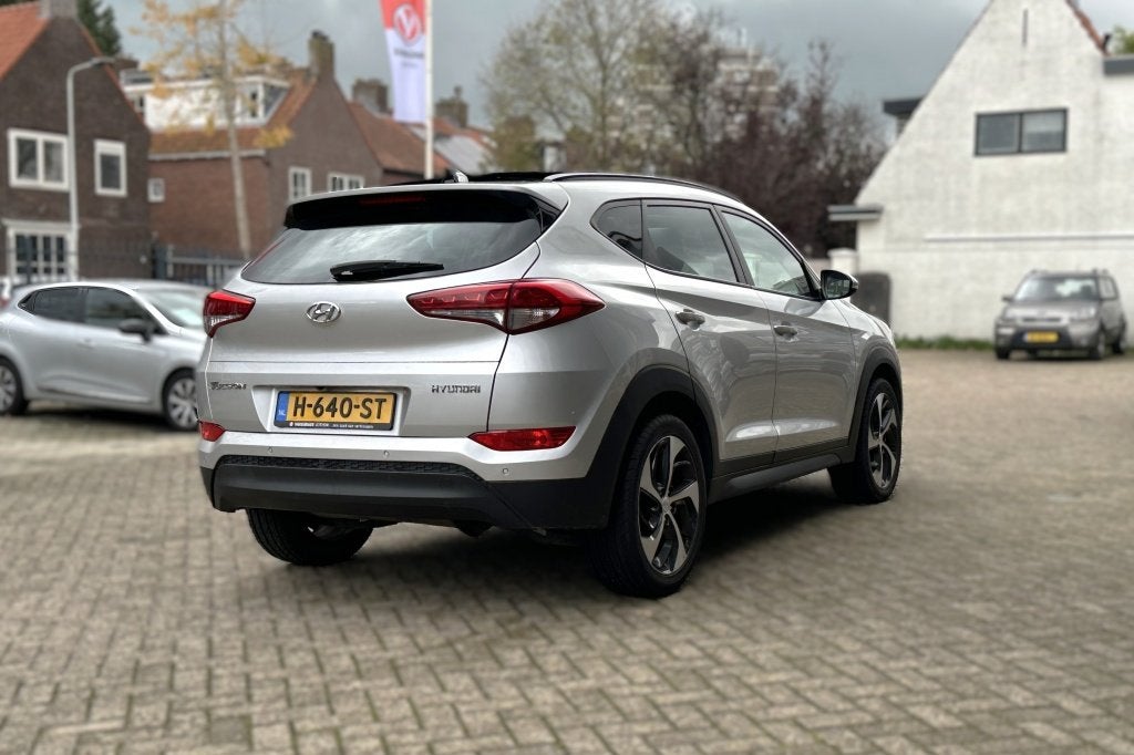 Hyundai Tucson 1.6 T-GDi Premium (bj 2017), Auto's, Keurmerk '100% Onderhouden', Gebruikt, 4 cilinders, 14 km/l