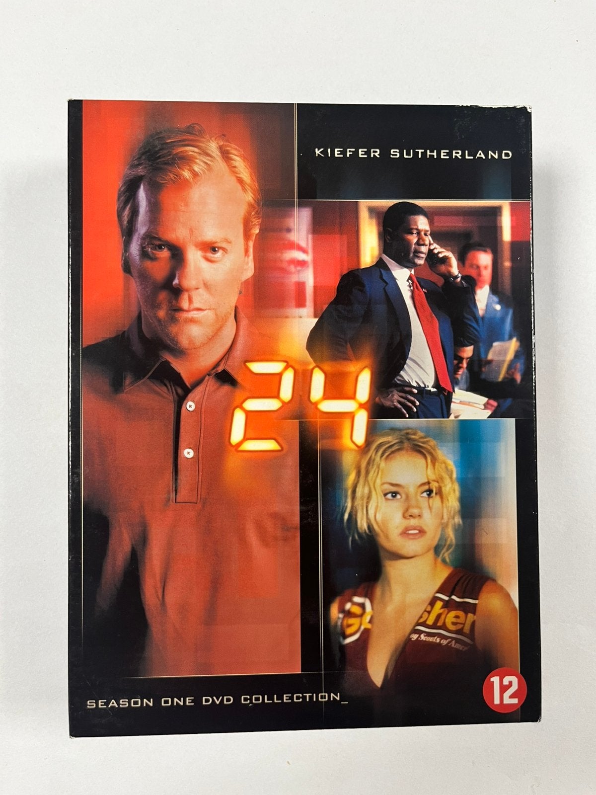 24 (seizoen 1) met oa  kiefer sutherland NL-DVD box, Seizoen 1, Misdaad, Nederlands, Ophalen of Verzenden