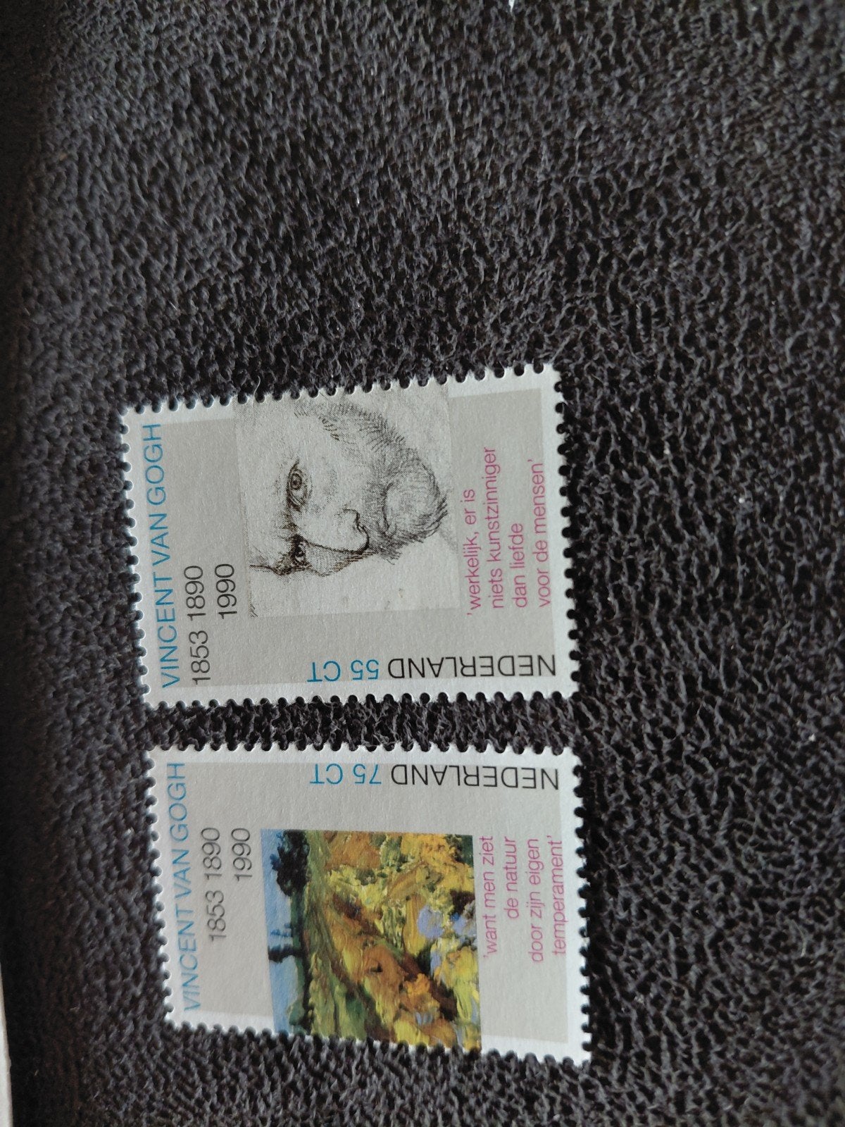 Postzegels Vincent van Gogh - Eerste Dag Uitgifte, Ophalen of Verzenden