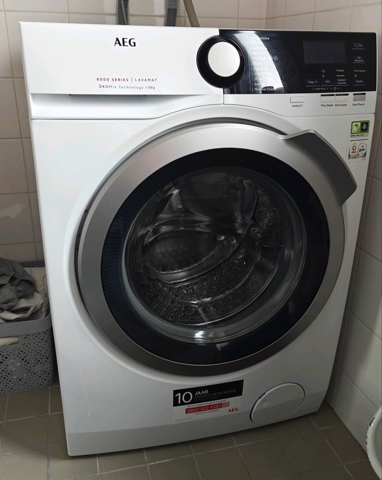 AEG 8000 Serie Lavamat ÖKOMix Wasmachine 1-8kg, Ophalen