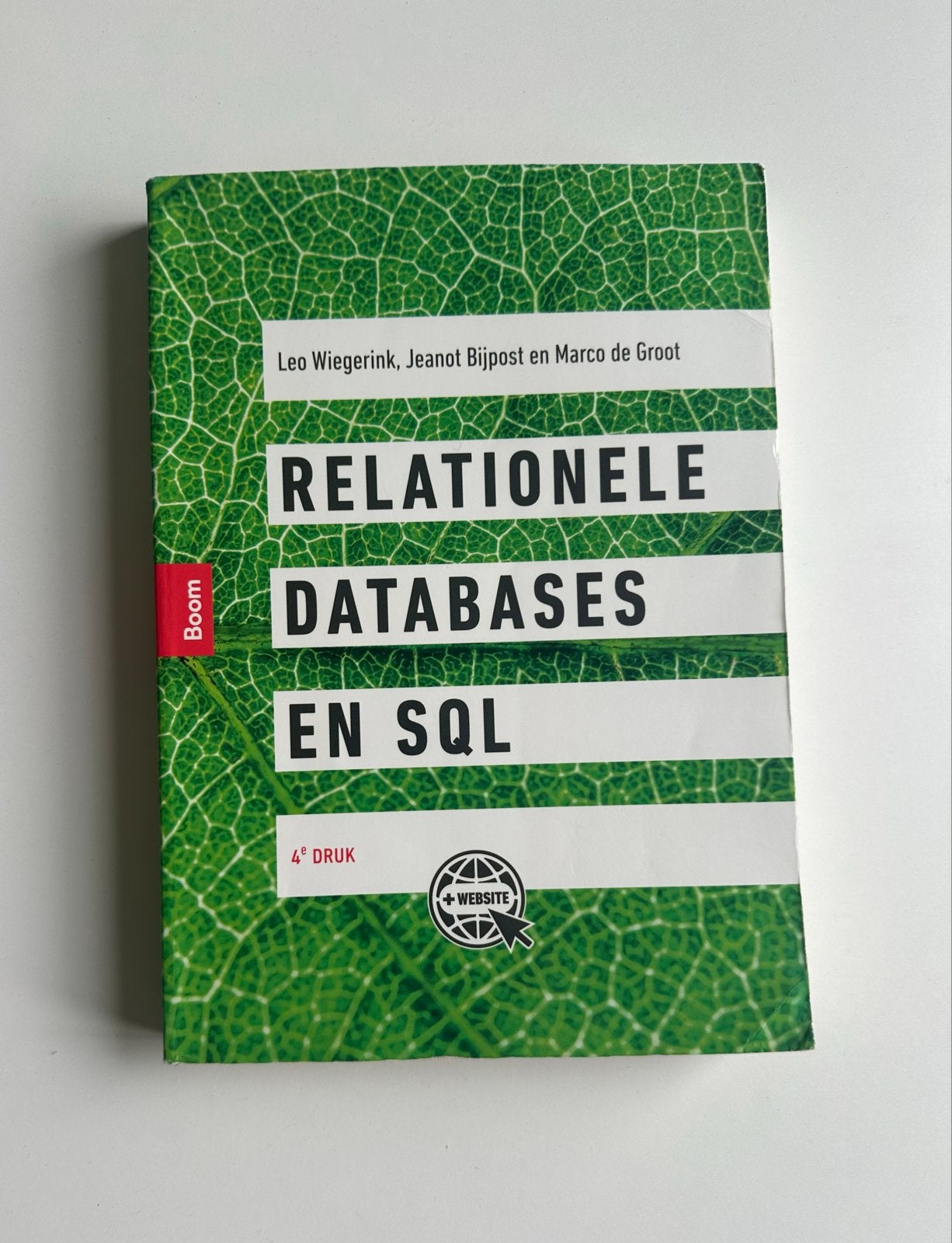 Relationele Databases en SQL - 4e druk, Boeken, Studieboeken en Cursussen, Ophalen of Verzenden, Beta, Zo goed als nieuw, HBO