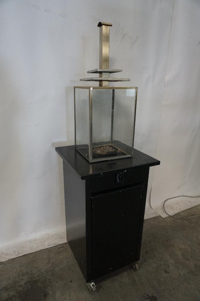 Mooie terrasheater heater terrasverwarmer, Ophalen, Gebruikt, Gas, Vloer