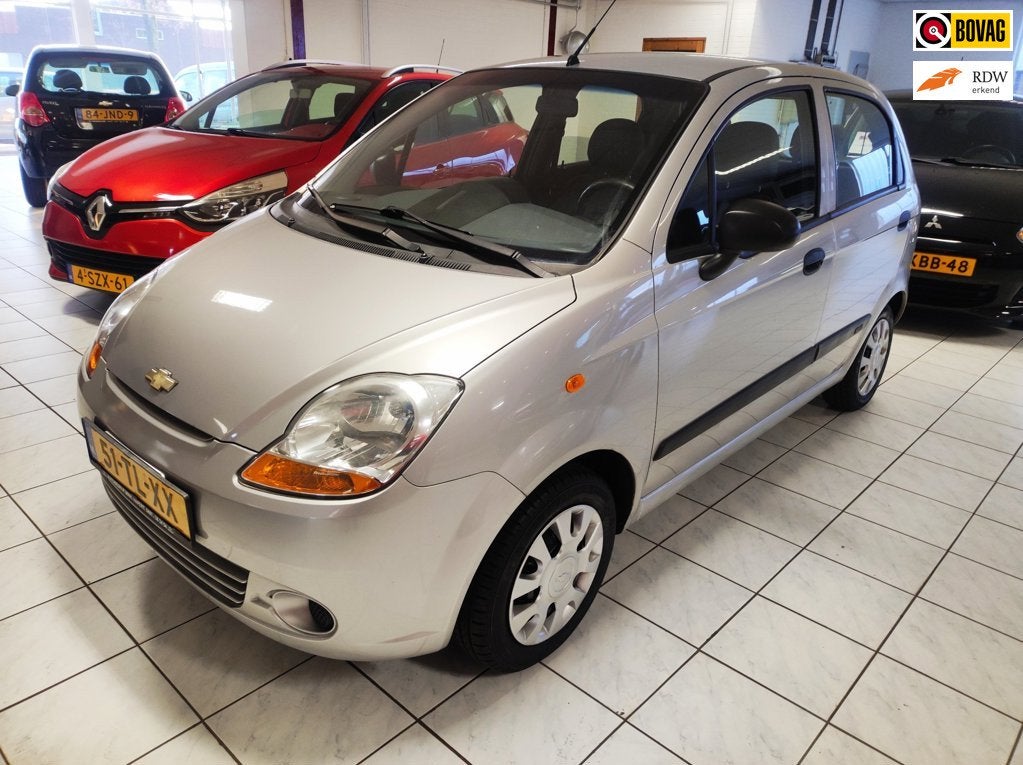 Chevrolet Matiz 1.0 style 5 drs 4 cylinder, Voorwielaandrijving, Dealer onderhouden, Stof, 400 kg