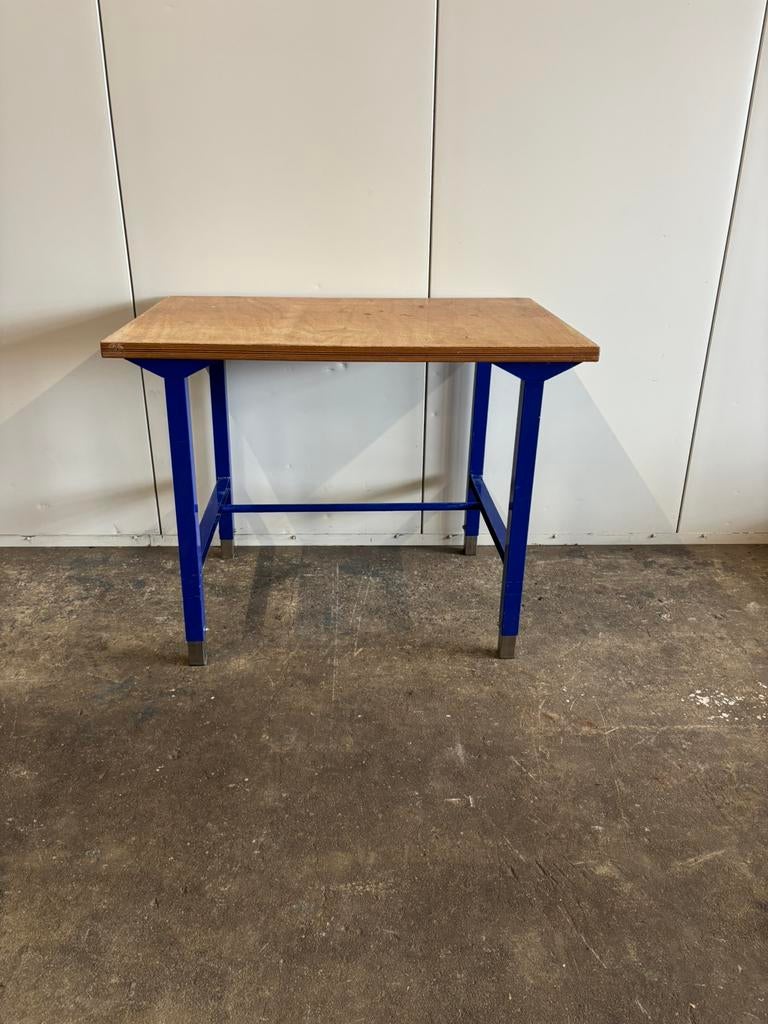 Werkbank 122x80 werktafel / paktafel / inpaktafel werkbanken, Ophalen, Gebruikt, ., .