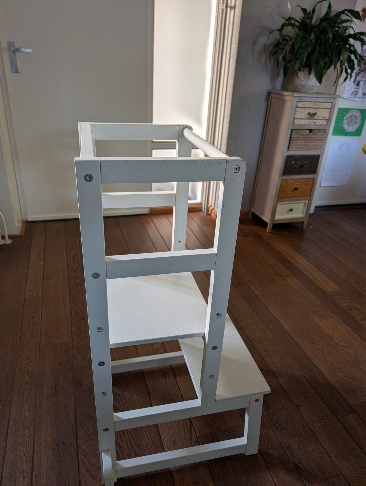 Kinder Leertoren Montessori - Learning Tower - wit, Ophalen, Gebruikt, Overige typen