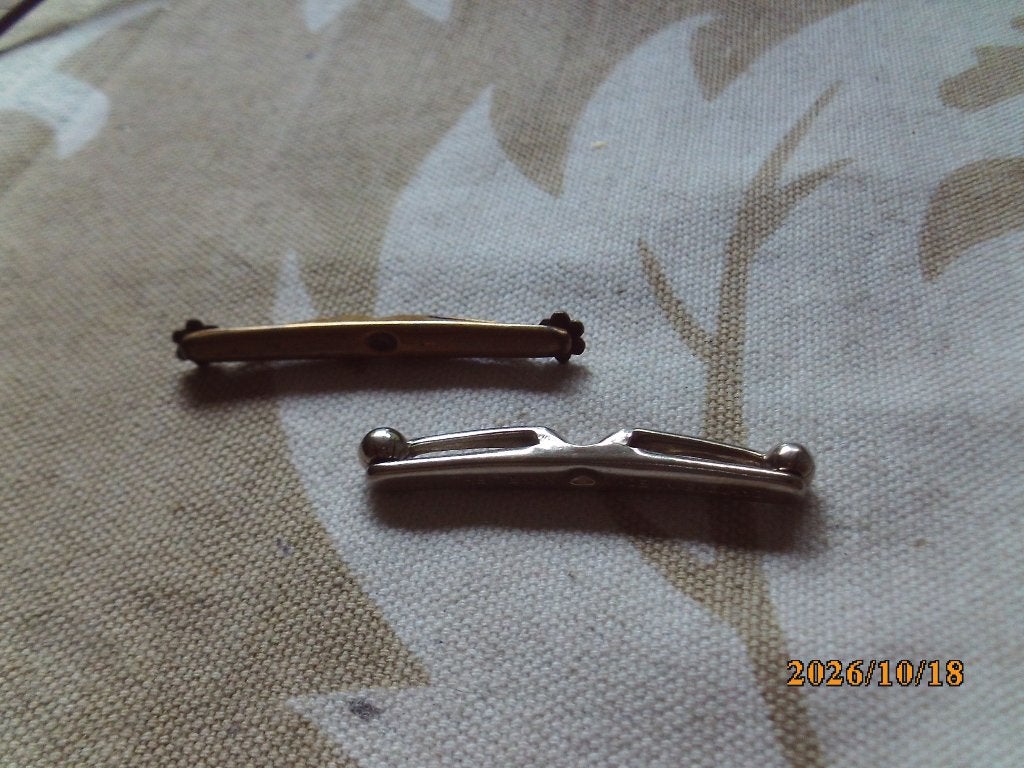 2x dasspeld, boord clip kleding accesoires The Tenax + bloem, Ophalen of Verzenden, Heren, The Tenax