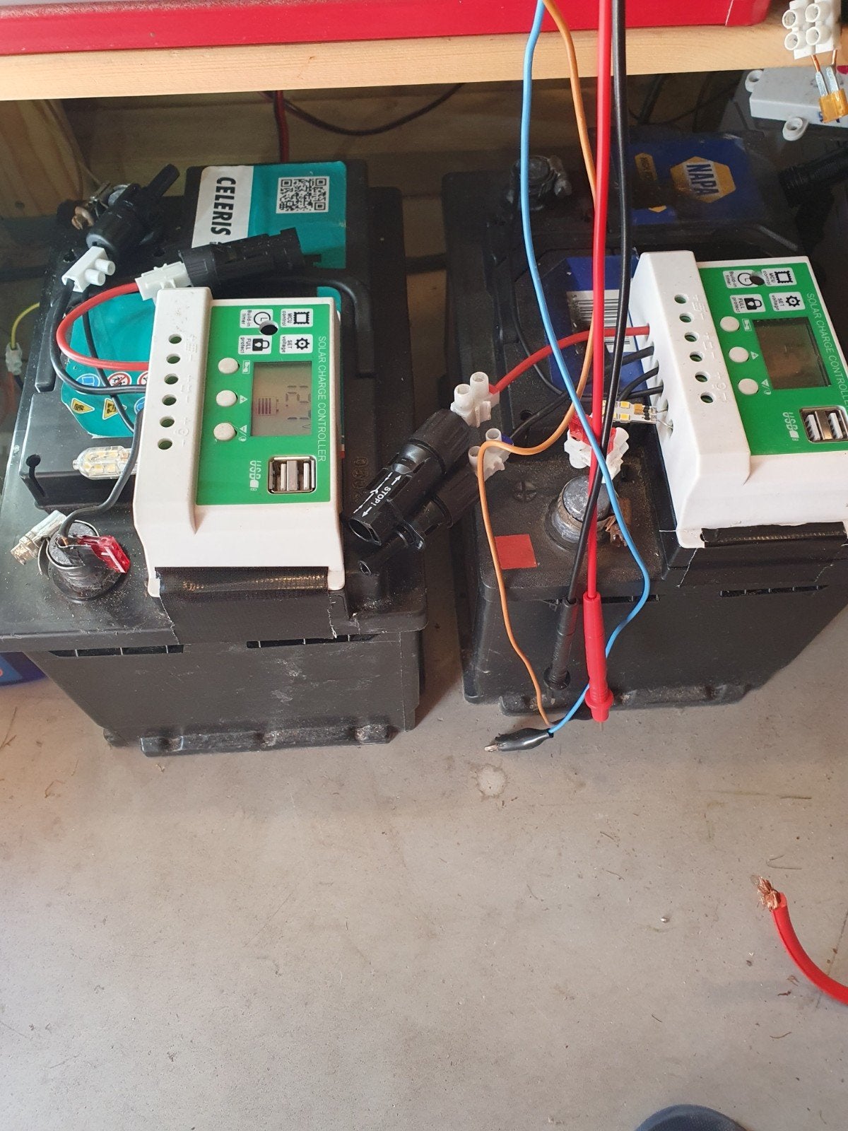 Solarregeling met accu 2 stuks, Ophalen