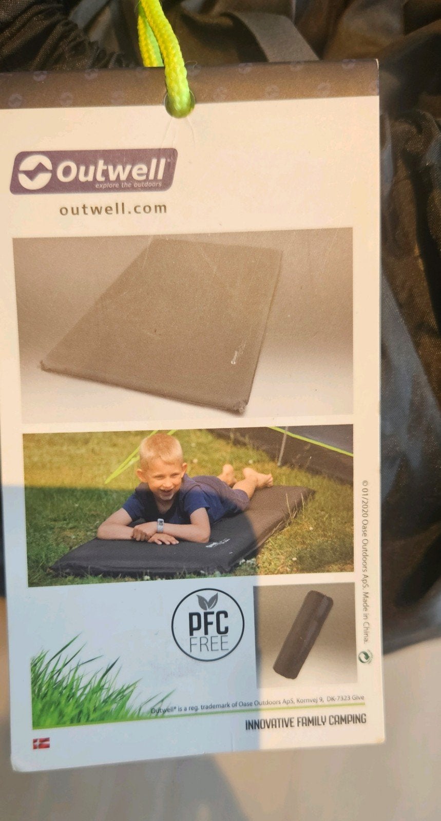 Selfinflatable Outwell Sleepin Double 7.5 cm slaapmat, Ophalen, Zo goed als nieuw