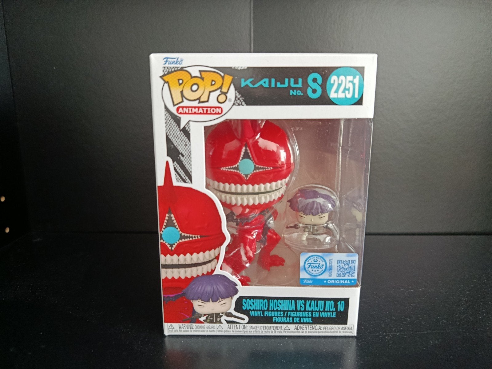 Soshiro Hoshina vs Kaiju No. 10 Funko Pop Exclusief Kaiju 8, Ophalen of Verzenden, Nieuw