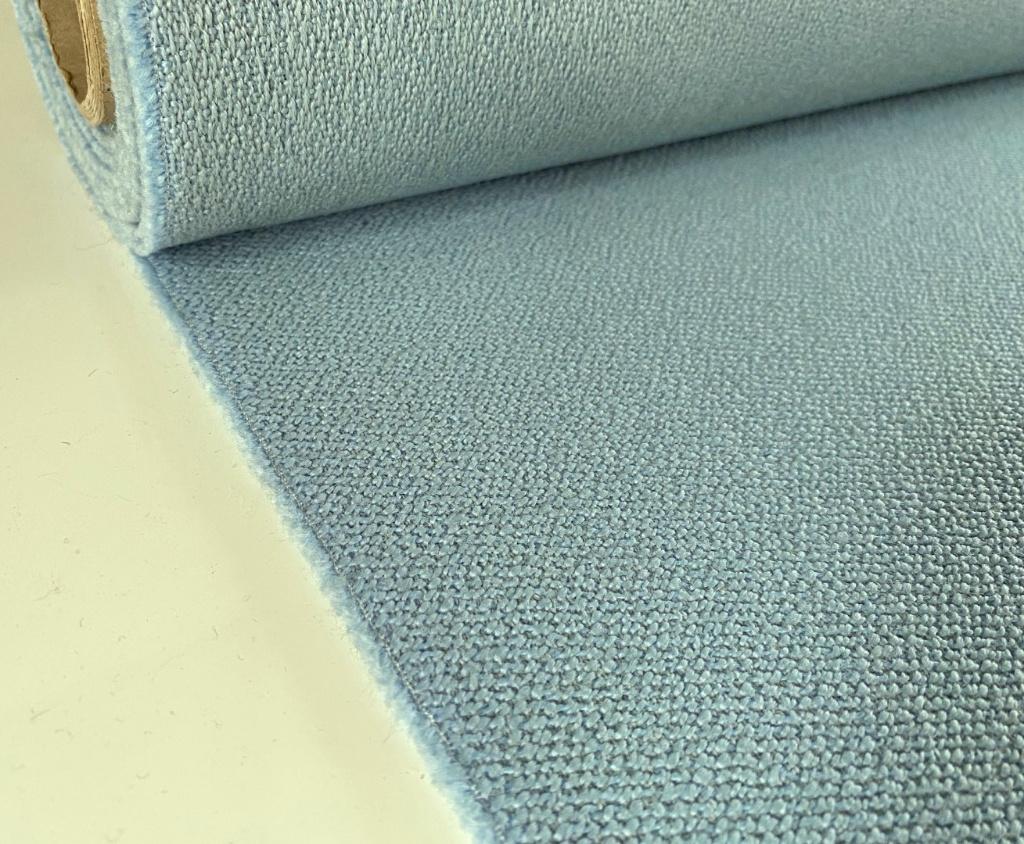 Kvadrat Vidar; lichtblauw; EXCLUSIEVE meubelstof; 4,87 meter, Wol, Blauw, 120 cm of meer, Ophalen of Verzenden