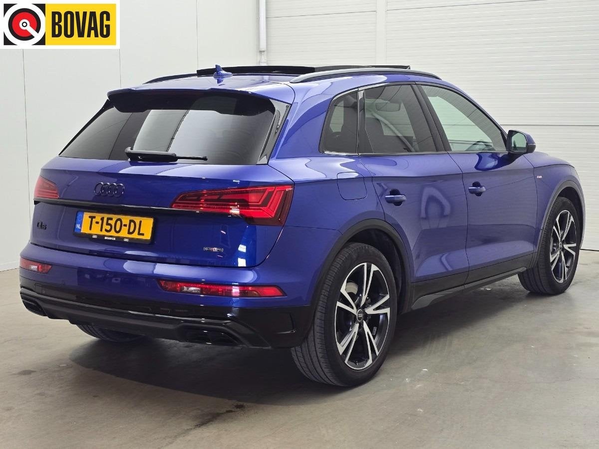 Audi Q5 50 TFSI e S-LINE/Pano/NAP, Automaat, Gebruikt, Blauw, Bedrijf
