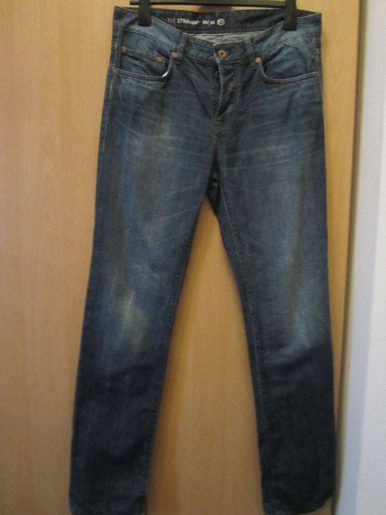 spijkerbroek maat 34/34, Ophalen, Zo goed als nieuw, Blauw, W33 - W34 (confectie 48/50)