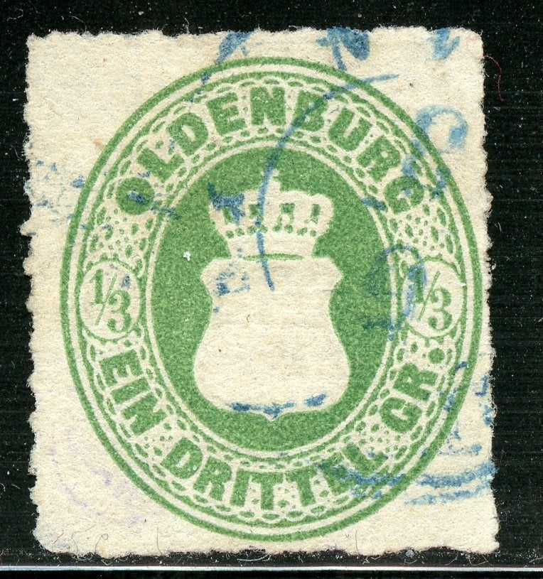 Duitse Staaten - Oldenburg 15 gestempeld, Postzegels en Munten, Verzenden, Overige periodes, Gestempeld