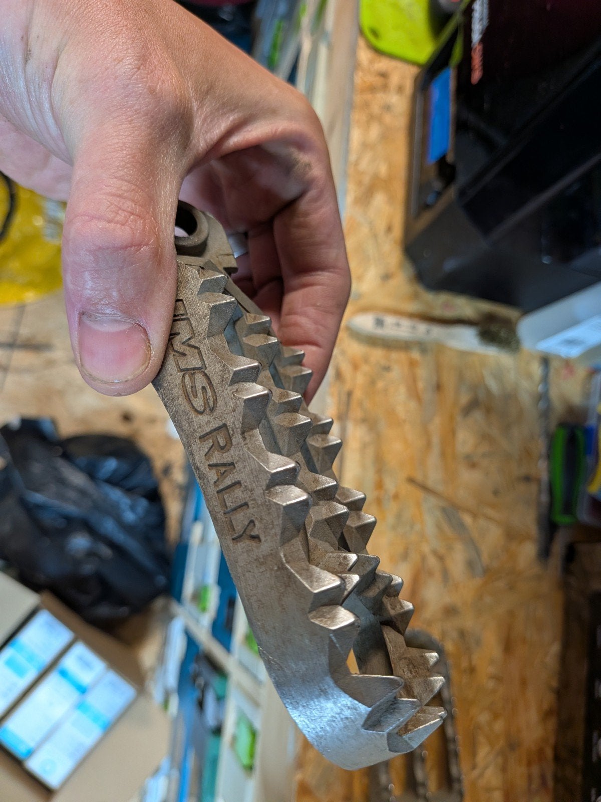 IMS rally footpegs Husqvarna 701 enduro / ktm 690, Ophalen of Verzenden, Gebruikt