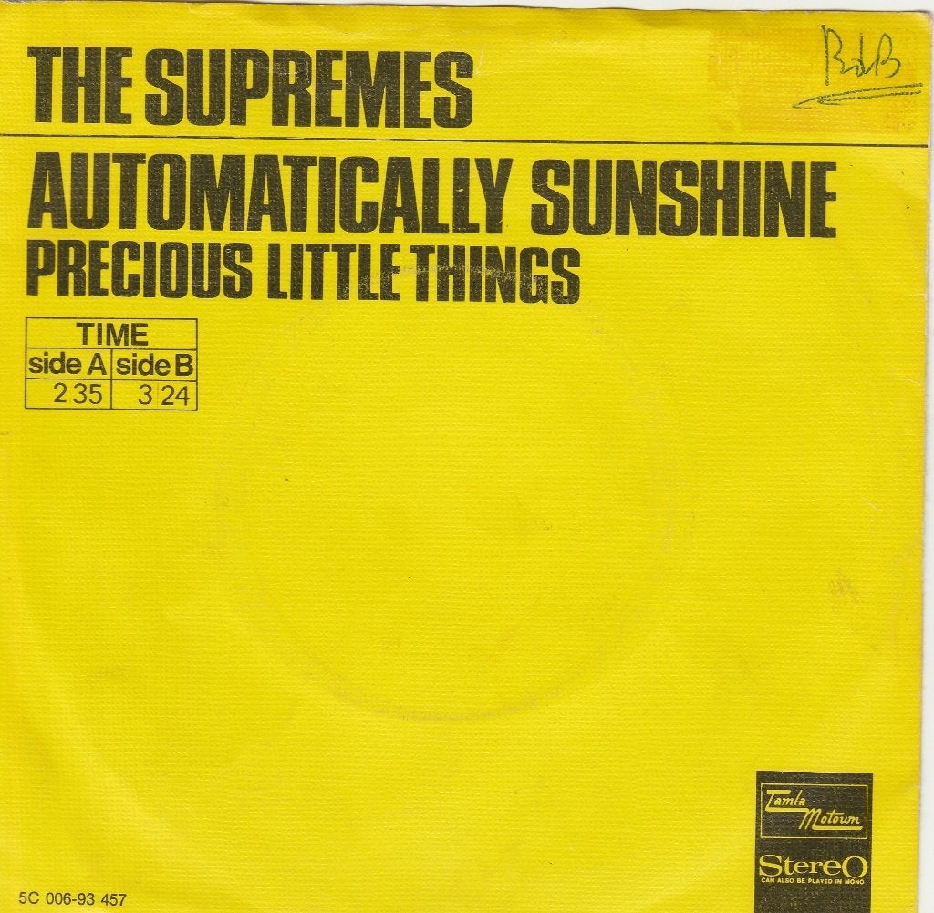 The Supremes - Automatically Sunshine Tamla Motown 1972, Cd's en Dvd's, Ophalen, Gebruikt, Pop