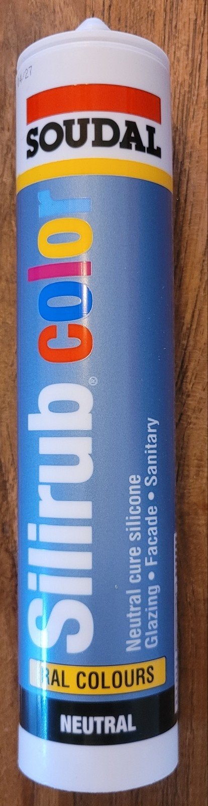 Soudal Silirub Color 300ml Basaltgrijs RAL 7012, Ophalen of Verzenden