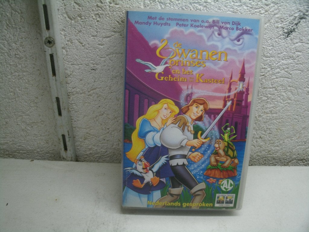 vhs 109a de zwanen prinses en het geheim van het kasteel, Cd's en Dvd's, VHS | Kinderen en Jeugd, Alle leeftijden, Ophalen of Verzenden