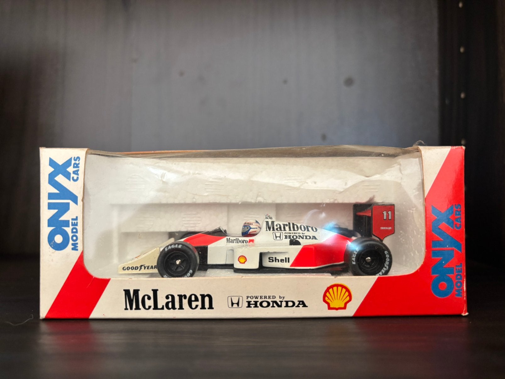 Onyx McLaren MP4/4 Alain Prost, Ophalen of Verzenden, Zo goed als nieuw, Auto, Overige merken
