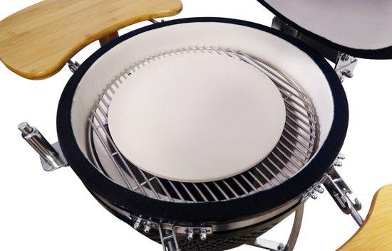 Arpe 21" Pizzasteen - Kamado, Tuin en Terras, Houtskoolbarbecues, ., Nieuw, Ophalen of Verzenden, .