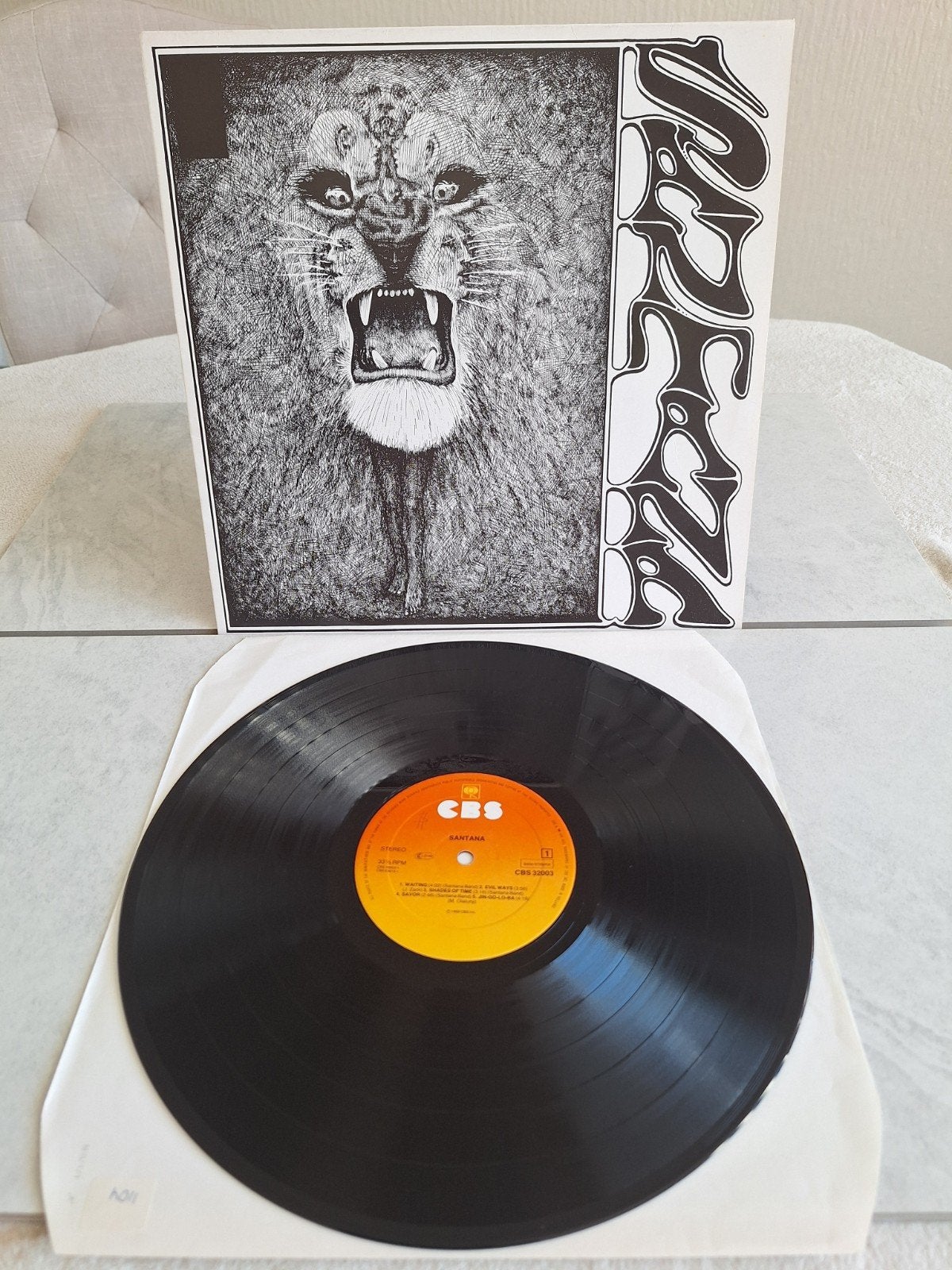 LP van  SANTANA  // Titel  :  SANTANA  ...uit 1969 !!, Cd's en Dvd's, Vinyl | Rock, Ophalen of Verzenden, Zo goed als nieuw, 12 inch