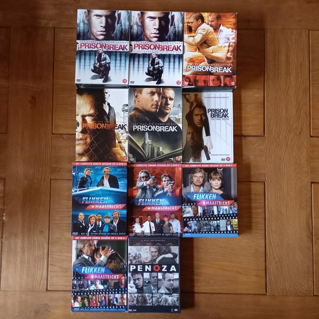 Verzameling serie's PrisonBreak/Flikken Maastricht/Penoza, Cd's en Dvd's, Dvd's | Tv en Series, Vanaf 12 jaar, Ophalen of Verzenden