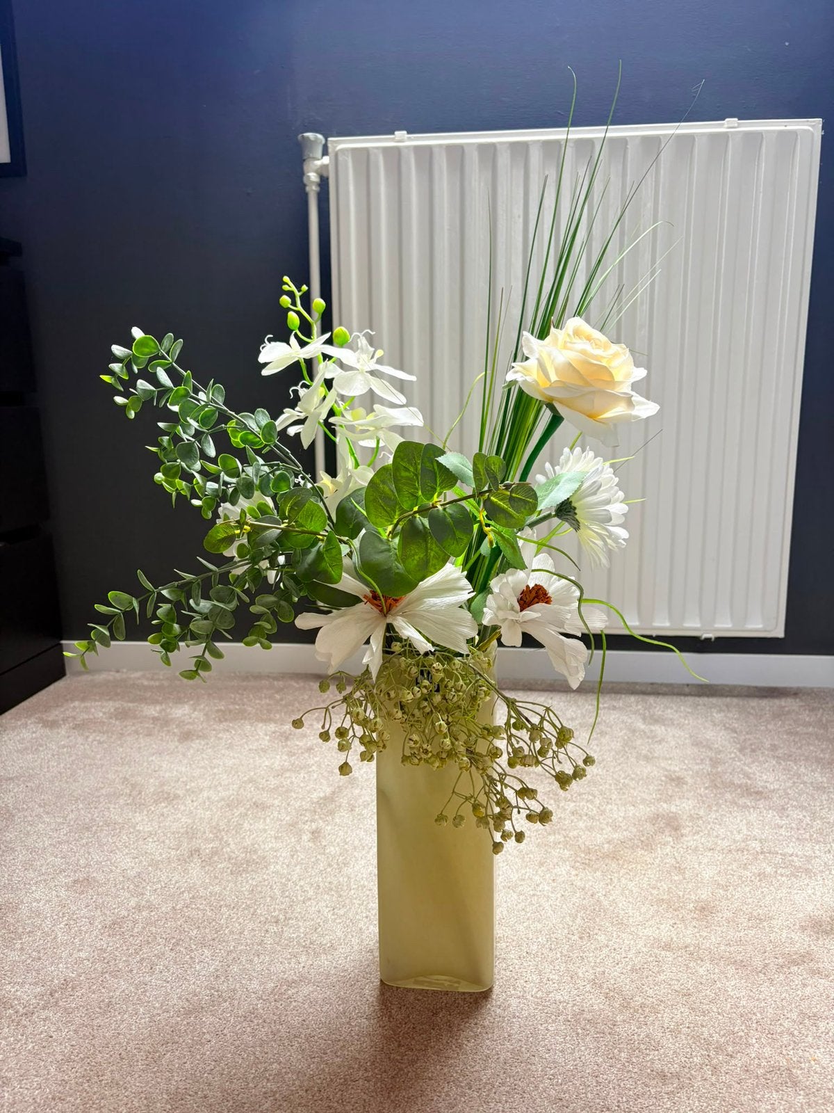 Kunstbloemen met vaas, Ophalen, Kunstbloem, Nieuw, Handgemaakt