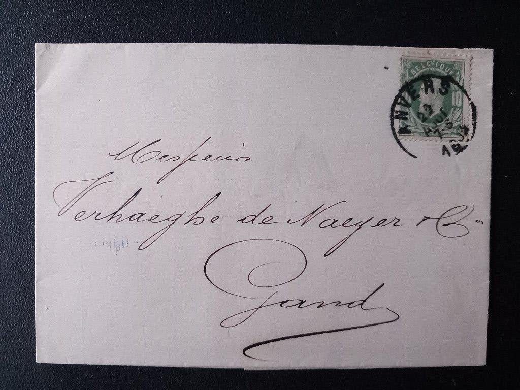 Belgie, Postzegels en Munten, Verzenden, Gestempeld