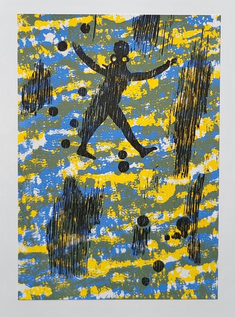 Jef Diederen zeefdruk-1, Origineel, Ophalen, Lithografie