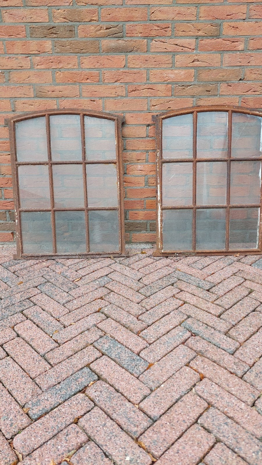 stalraampjes 2 stuks, Doe-het-zelf en Verbouw, Glas en Ramen, Ophalen, Minder dan 80 cm, Minder dan 80 cm
