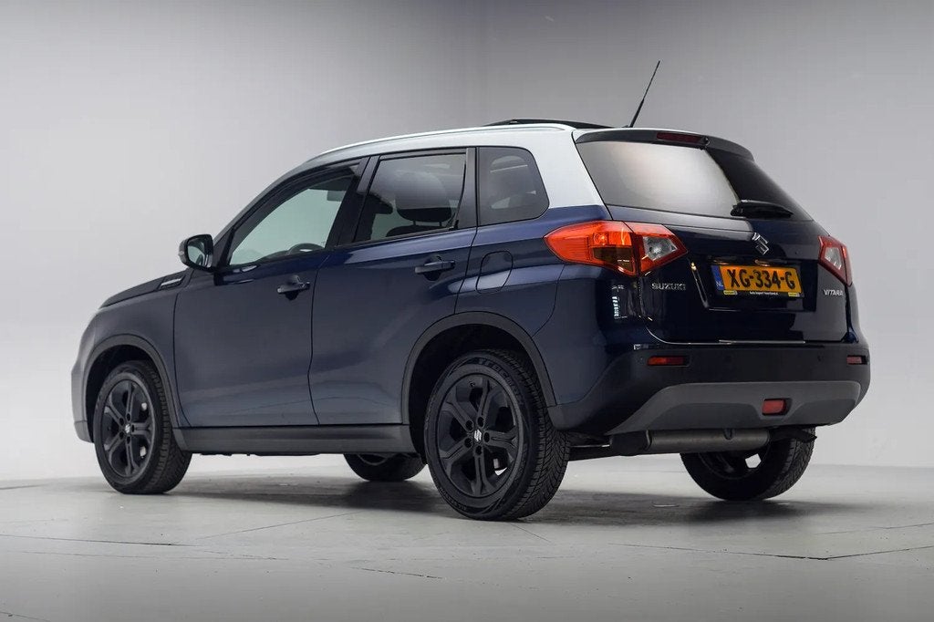 Suzuki Vitara 1.6 Experience [ Panorama Navi Half-leder Came, Auto's, 4 cilinders, Blauw, Handgeschakeld, 19 km/l
