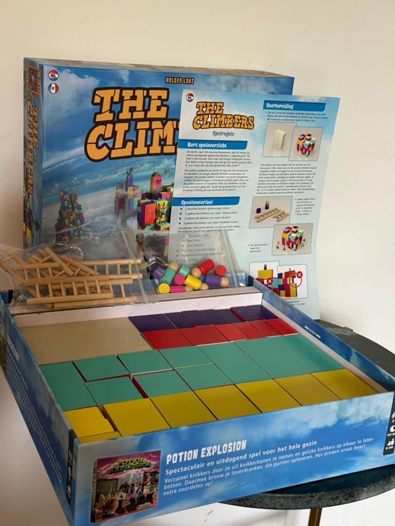 The Climbers - Strategisch bordspel in uitstekende conditie, Hobby en Vrije tijd, Gezelschapsspellen | Bordspellen, Ophalen, Zo goed als nieuw