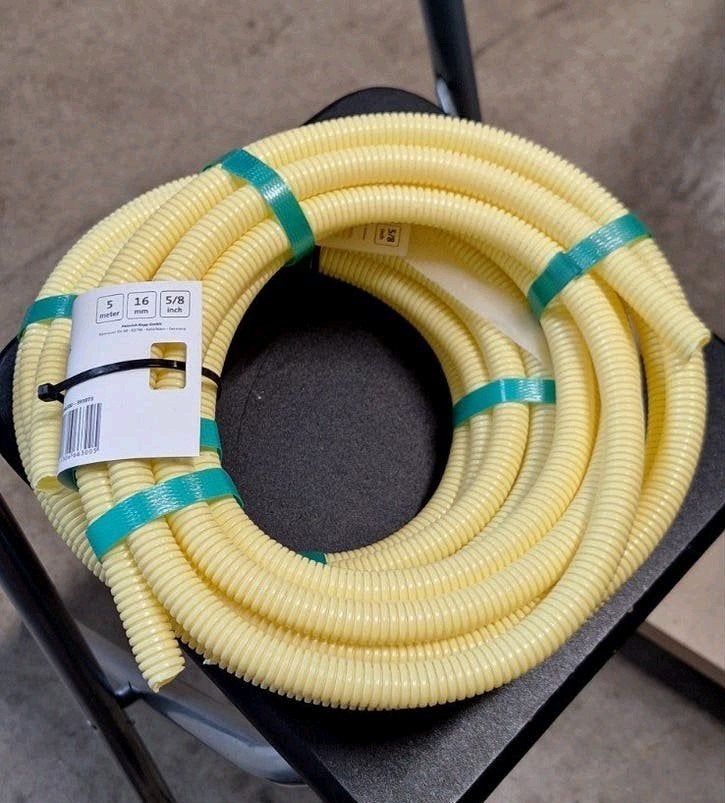 2x 5 meter flexibele buis 16mm - Nieuw, Ophalen of Verzenden, Nieuw, Kabel of Snoer