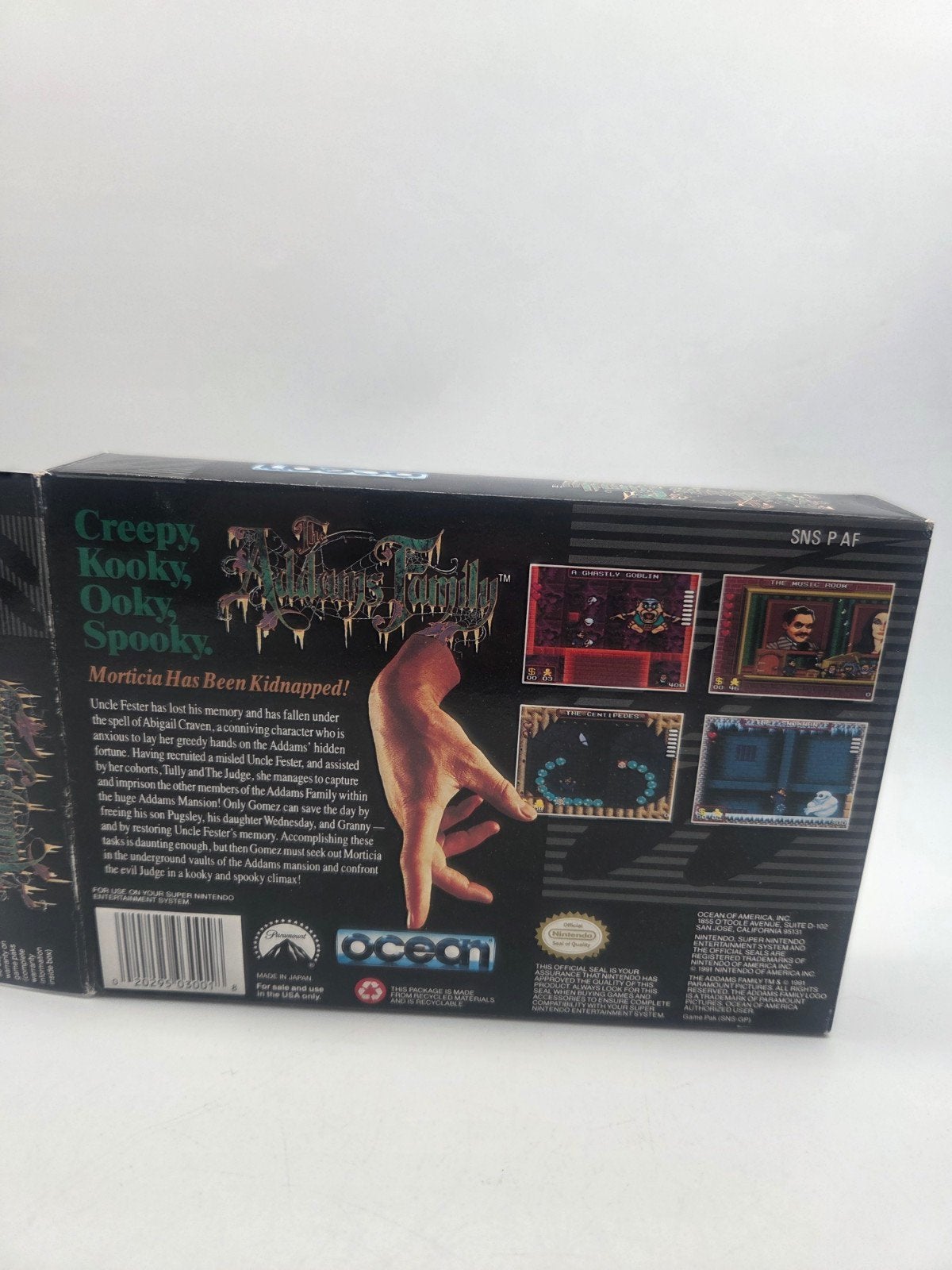 The Addams Family SNES - Klassieke Avontuur Game, Spelcomputers en Games, Avontuur en Actie, Gebruikt, Ocean of America, Inc.