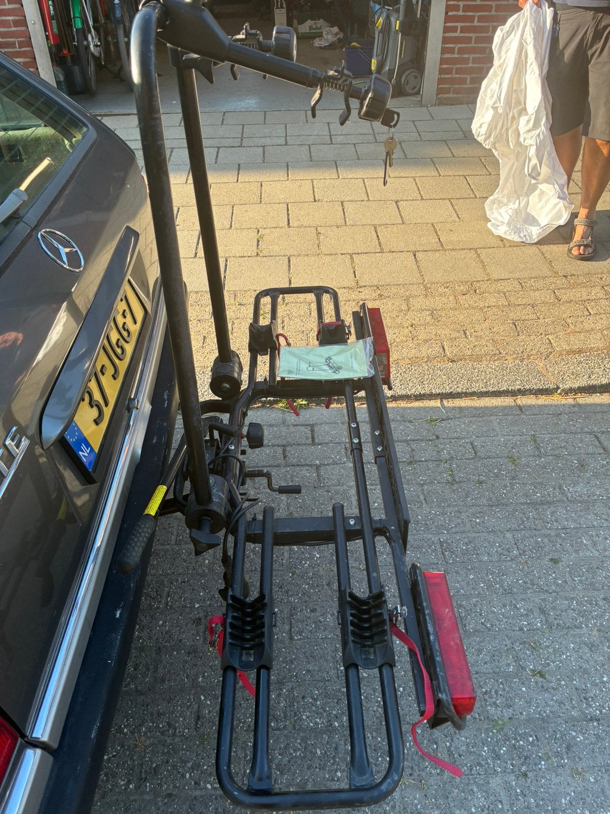 MFT Multi-Cargo 2 Family fietsendrager voor 2 e-bikes, Ophalen, 2 fietsen, Gebruikt, Trekhaakdrager