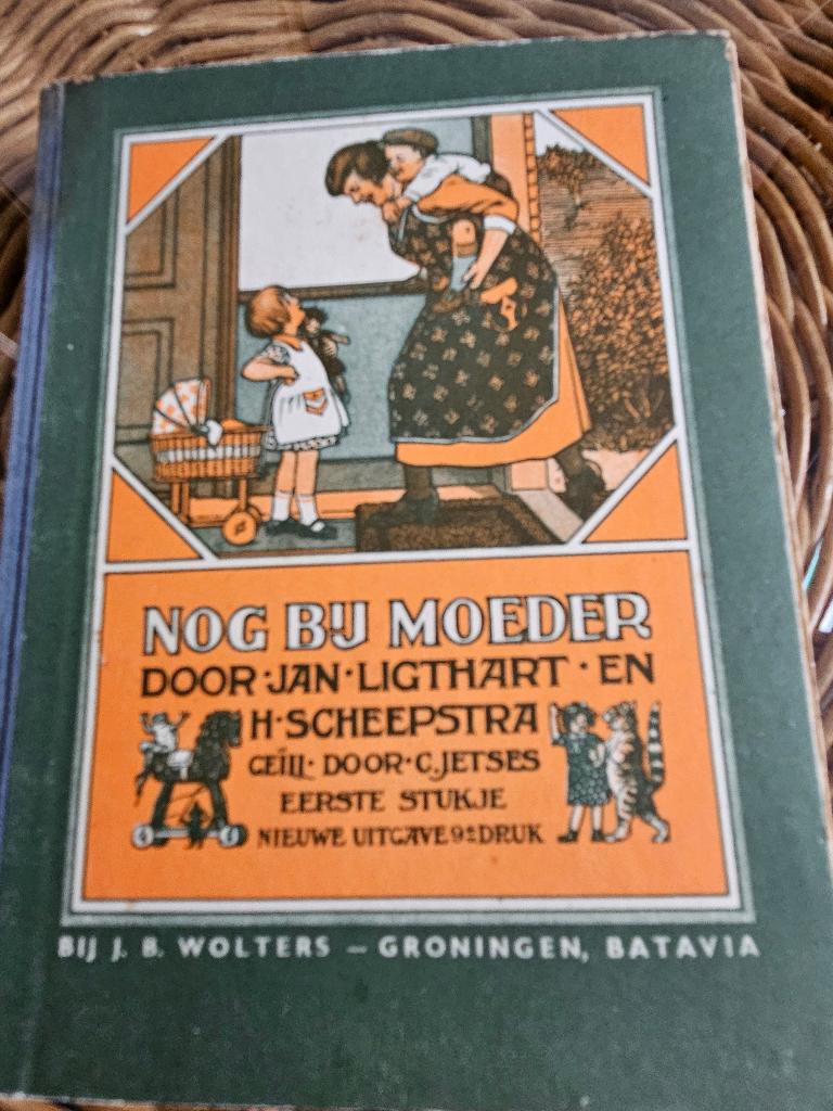Nog bij mijn moeder door Jan Ligthart en H. Scheepstra, Boeken, Kinderboeken | Jeugd | onder 10 jaar, Zo goed als nieuw, Non-fictie