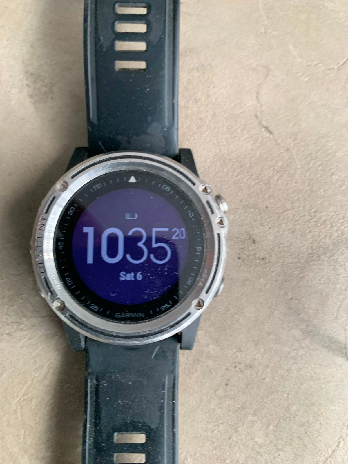Garmin Descent Mk1 Duikcomputer - Zilver met Zwarte Band, Ophalen, Zwart, Waterdicht, Android