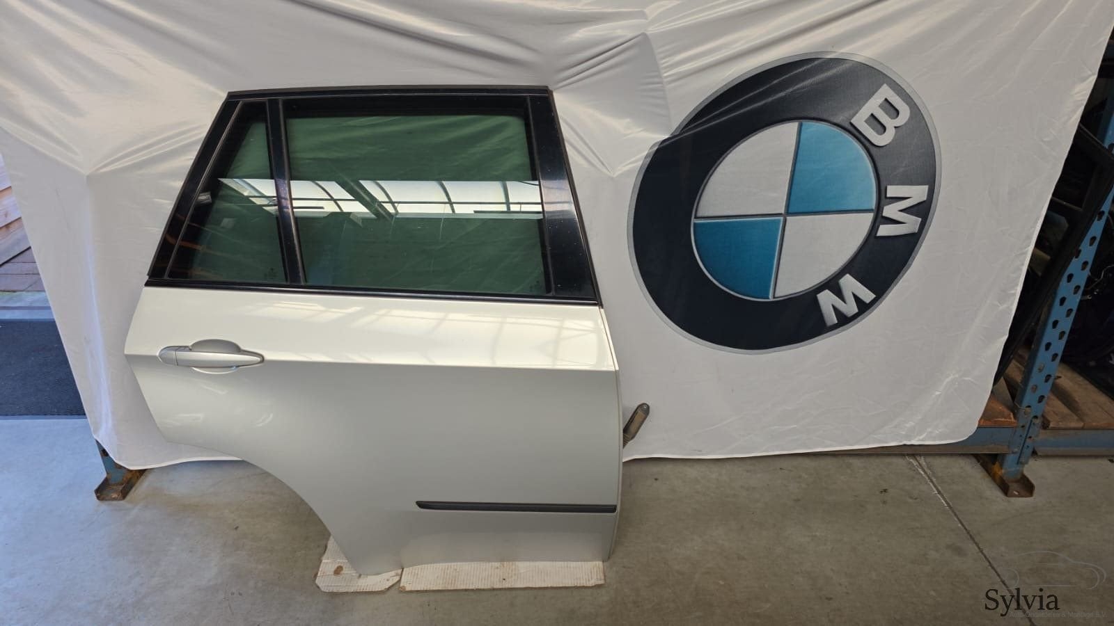 Deur Portier rechts achter BMW X5 E70 + LCI Titansilber meta, Gebruikt, -, Deur, -